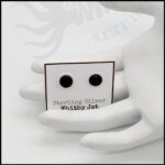 image of 925 sterling silver 6mm round studs