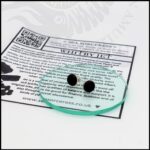 image of 925 sterling silver 6mm round studs