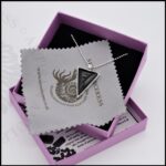 image of whitby jet arrowhead necklace